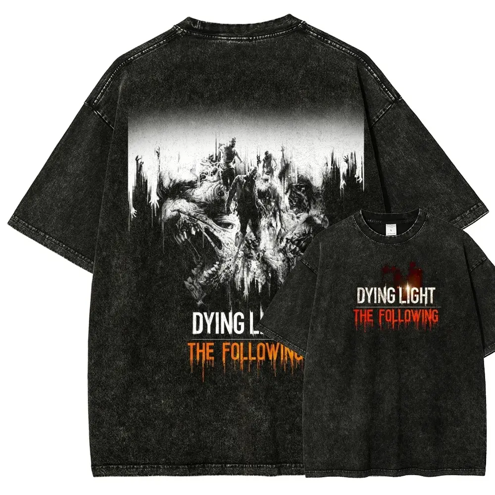 Dying Light Unisex Fit Washed T-Shirt 1