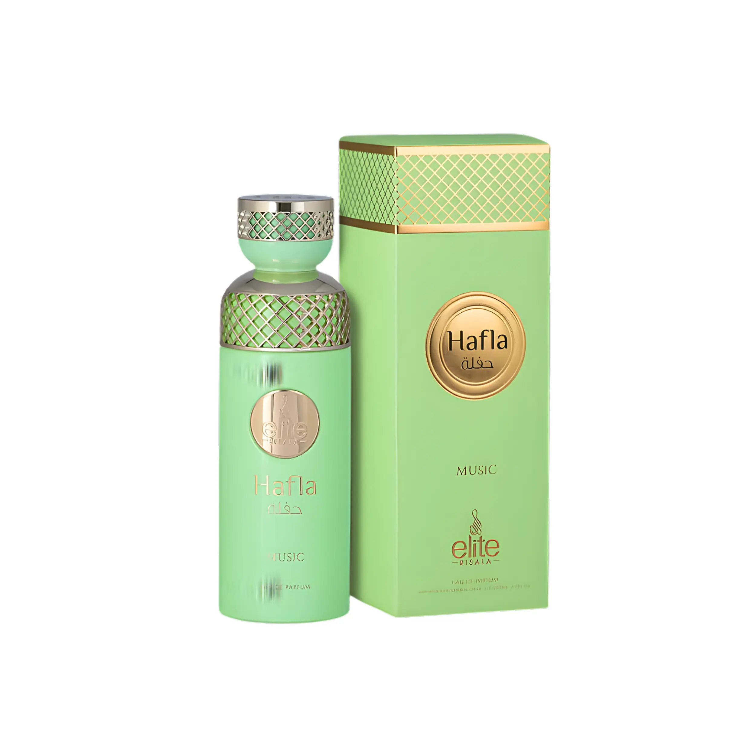 Risala Elite Hafla Music EDP, Oriental Amber Unisex Fragrance with Rose and Incense, Floral Musky Scent for Evening Wear, 3.4 fl.oz, Floral Musky Fragrance, Amber Scent Unisex Fragrance
