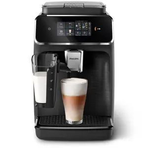 Philips 2300 Series Fully Automatic Espresso Machine with LatteGo Milk Frother Black