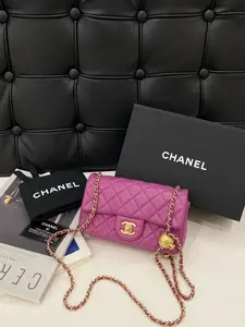 Pre-owned CHANEL Leather Shoulder Bags Preloved CF Mini Bag 109180