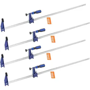 VEVOR Bar Clamps for Woodworking, 2 - Pack 36 Clamp, Quick - Change F Clamp with 600 lbs Load Limit, 2.5 Throat Depth, Cast Iron and Carbon Steel, Wood Clamps for Woodworking Metal WorkingVEVOR Super Brand Day