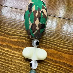Matt Cat Rig Army Camo EVA Foam Egg Float with 10/0 Striker Circle Hook