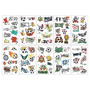 Random Soccer Themed Fun Adhesive Decal Sheet