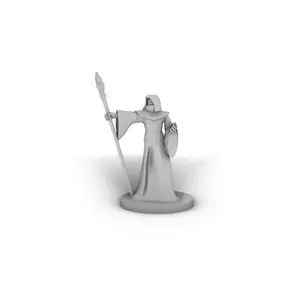 Human Male Psion Diamond Staff Tabletop DND Gaming Miniature