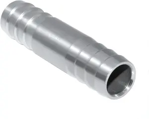 Beduan Stainless Steel 1" Hose Barb Splicer Mender round Union Coupler Fitting