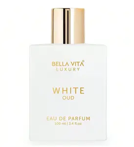 Bellavita Luxury White Oud Eau De Parfum | 100 Ml (3.4 Fl.Oz.) | Perfume For Men And Women | Fruity, Artemisia Lemon, Freesia, | Long Lasting Unisex Fragrance