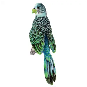 Real Planet™ Blue Parakeet Realistic Plush Stuffed Animal plush stuffedanimals