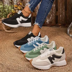 2026 Retro Waffle Trainer Sneakers |       Black White Platform Height Boost Quiet Luxury Casual Daily Commute Shoes for Women & Men