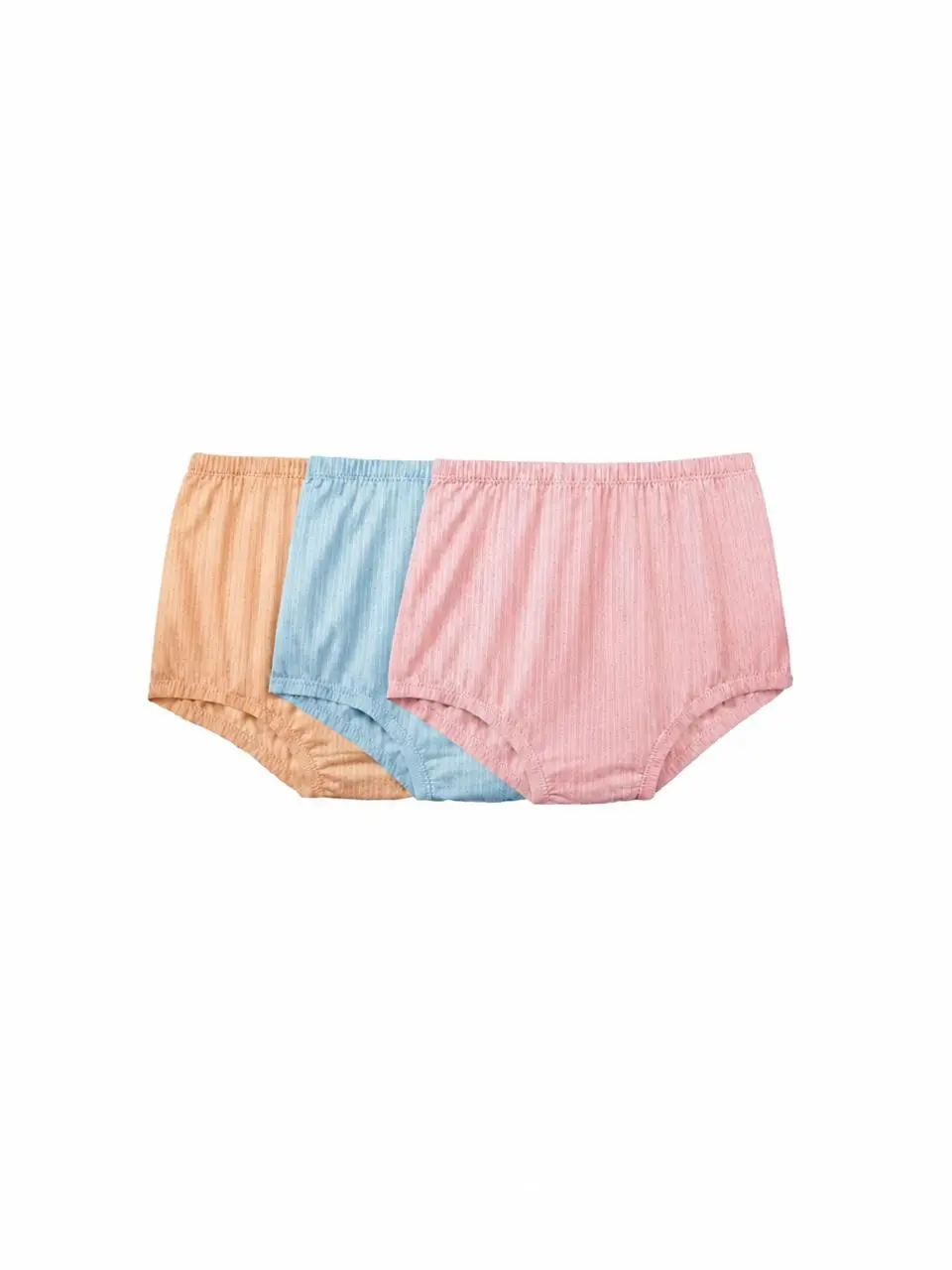 129-6PK National Women's Nylon Tricot Panties Silky Smooth No-Show Full Coverage Panty, 6-Pac Fashion Comfy Underwear Fabric