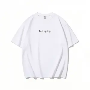 Ball Up Top Shirt for Casual Daily Wear Lightweight Comfortable Short Sleeve Top