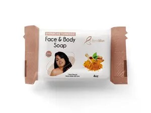 Byenblan Turmeric Soap for Face & Body | Brightening, Dark Spot Remover, Acne Cleanser
