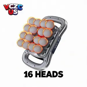 Massagers Full Body, 16 Head Massage Gun, Deep Tissue Vibratory Massager with 9 Modes & 9 Intensity Levels, Quiet Muscle Massage for Back, Neck, Shoulders, Legs & Full Body Recovery