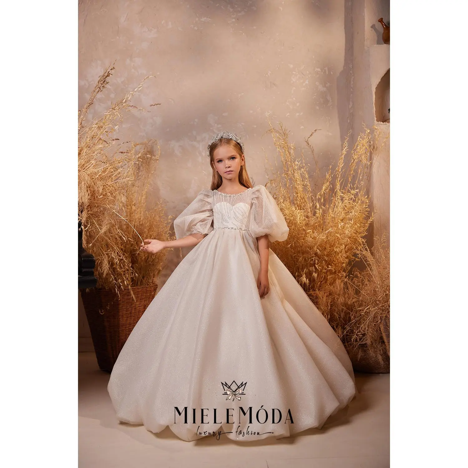 Posy Luxury Flower Girl Communion Dress