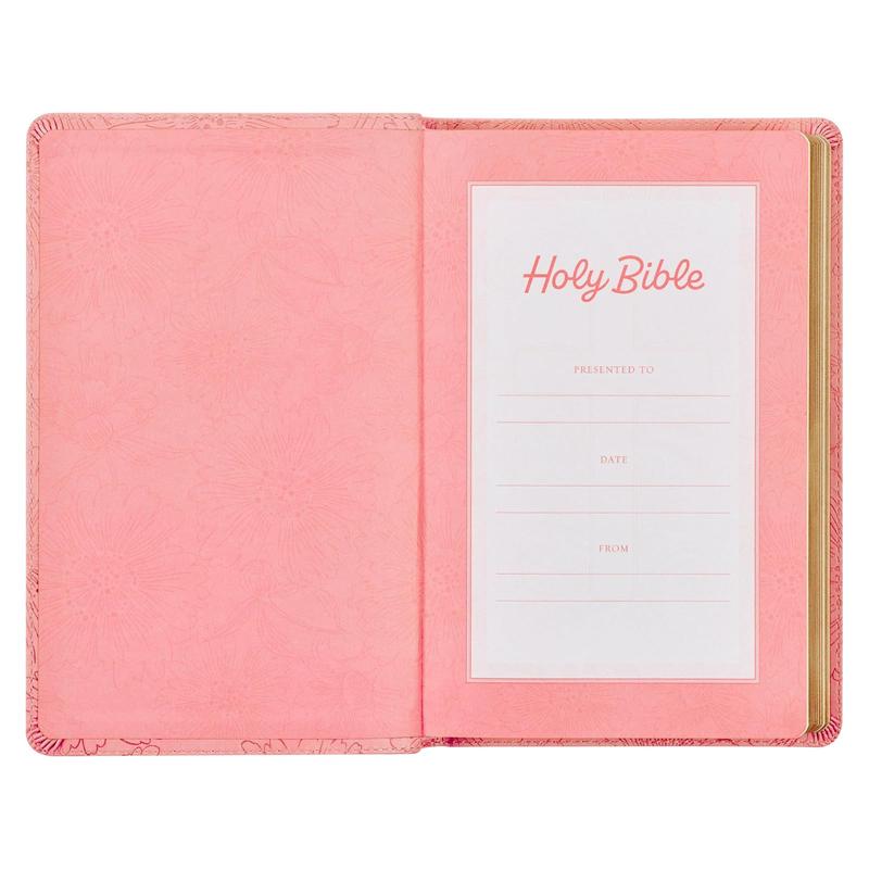 KJV Holy Bible, Gift Edition King James Version, Faux Leather Flexible Cover, Blossom Pink Floral (KJV Gift Editions) Imitation Leather – July 1, 2023