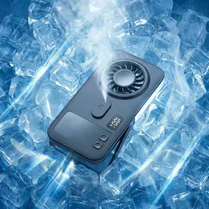 2-in-1 Portable Mist Fan, Dual-Core Cooling Desk Fan with USB Rechargeable, Personal Mini Air Cooler Humidifier for Home Office Outdoor Camping