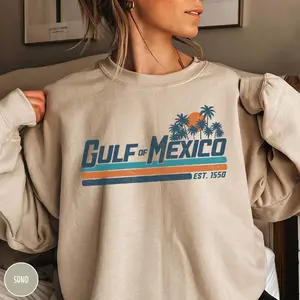 Gulf of Mexico Sweatshirt Gulf Coast Shirt Mexico Beach t-Shirt Texas Alabama Mississippi Florida Beach Crewneck Mexico Gift for Mexico Lover