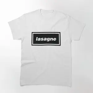 Lasagne - Oasis Gallagher 90s Band Artwork T-Shirt - Tribute to Oasis and the Gallagher Brothers - Perfect for 90s Music Fans and Britpop Enthusiasts - Nostalgic Design