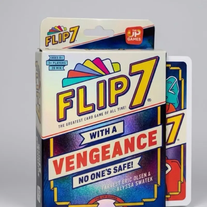 Flip 7 Card Game - Fast-Paced Family-Friendly Tabletop Game for All Ages 3+