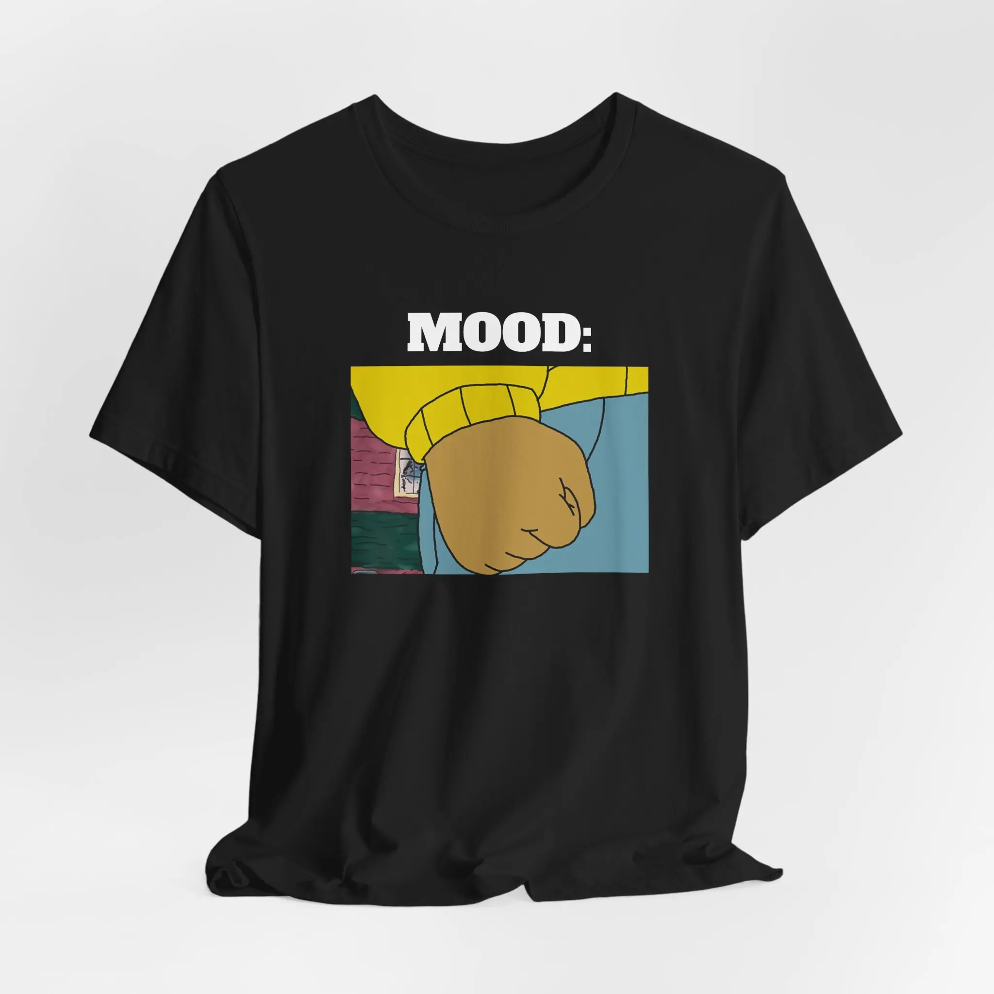 Arthur Fist Unisex Tee, Mood Meme Funny T-Shirt, Sarcastic Graphic Shirt, Hilarious Tee, Gift for Memelover, Unisex Jersey Shirt, Arthur