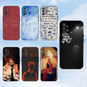 Transparent straight edge case Singer B-Beyonce Phone Case For Samsung S25,S24,S23,S22,S21,S20,S10,Ultra,Plus,Lite,FE,Soft Silicone  Cover