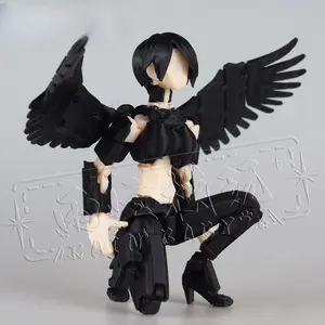 Female Two heads 3D Printed Mannequin Multi-Jointed Movable Robot 2.0 Toys Dummy 13 Figures Toys for Kids & Adults Gifts