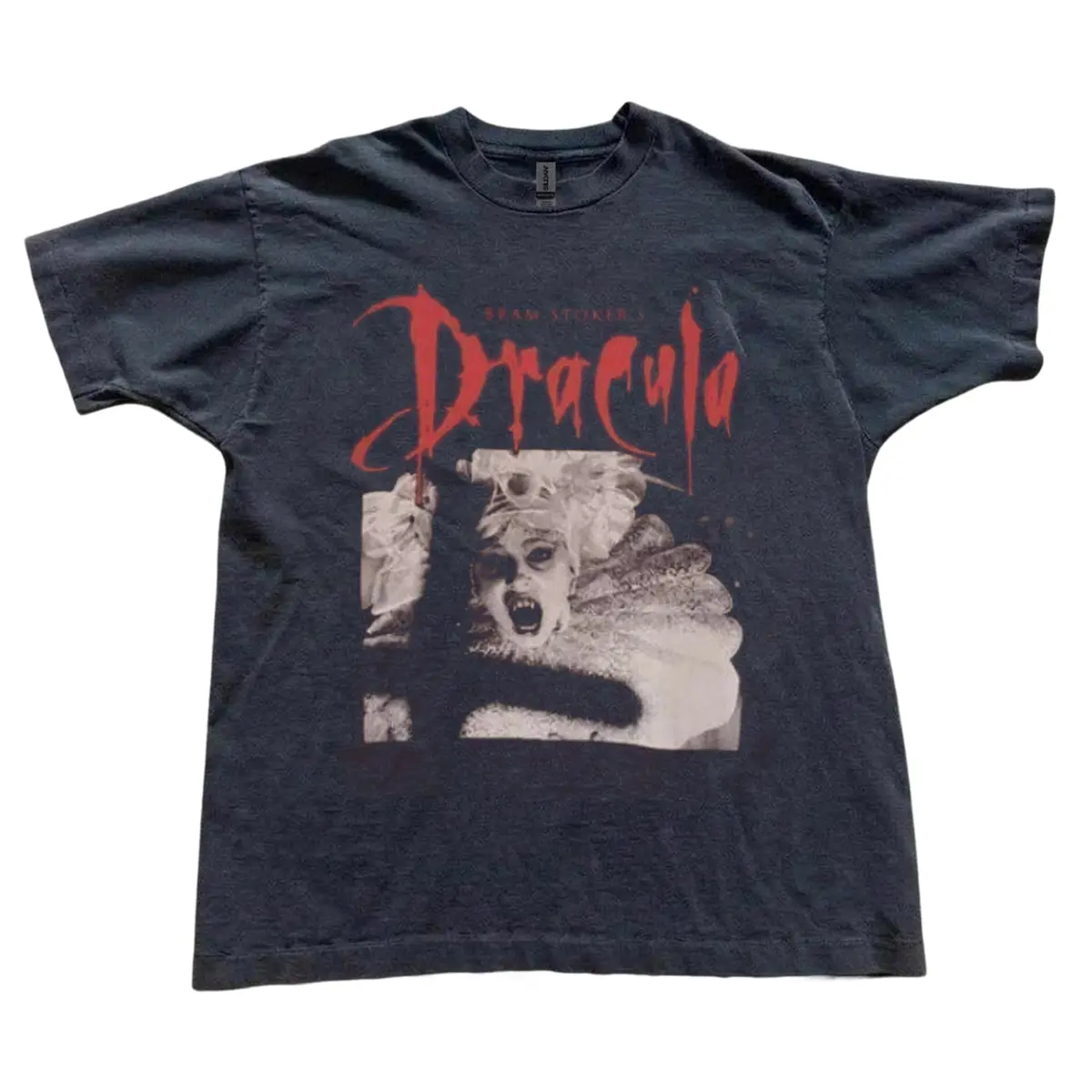 Vintage Dracula Gothic Vampire Bride T-Shirt, Classic Dark Romance Graphic Tee, Vampire Aesthetic Shirt, Retro Halloween Gift