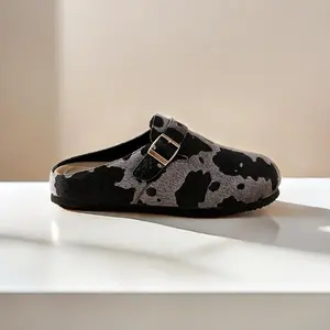 Men'S New Casual Slip-On Shoes, Easy-To-Wear Mules for Men. clogs Footwear Boy Colorblock Breathable Non-slip Comfort Leather