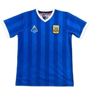 1986 Blue Retro Jersey – Classic #10 Inspired Edition