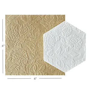 Parchment Texture Sheets - Floral 7