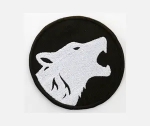 Howling Wolf embroidered patch