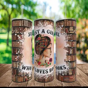 Just A Girl Who Loves Books  20 oz Tumbler