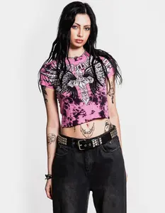 AFFLICTION Jovial Womens Baby Tee