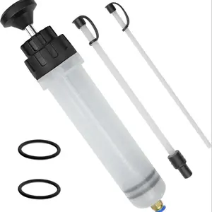 Automotive Injector Suction Pump, 200CC Leak-free Dosing Device with Hose, Multi-purpose Vacuum Fuel Delivery Brake Oil Manual Extractor, Automotive Universal Oil Change Tool