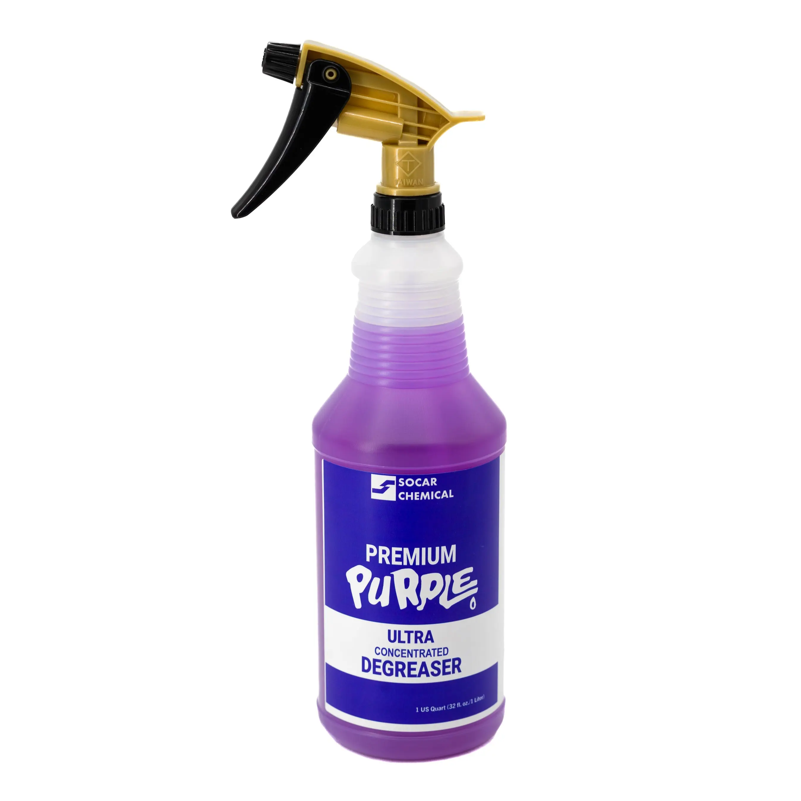 Socar Chemical Premium Purple Ultra Concentrated Heavy Duty Degreaser - Powerful Automotive Engine Care Cleaner for Concrete Driveways, Engine Parts (No Warranty)