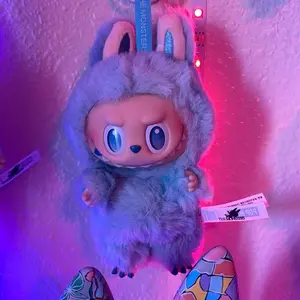 Labubu Hope - Adorable Pink Plushie with Large Eyes and Soft Texture