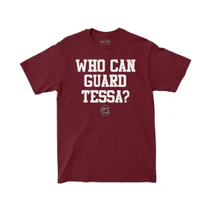 Tessa Johnson Basketball Shirt, “Who Can Guard Tessa” Graphic Tee, Gamecocks Women Hoops Fan Apparel for Men Women, Game Day Gift