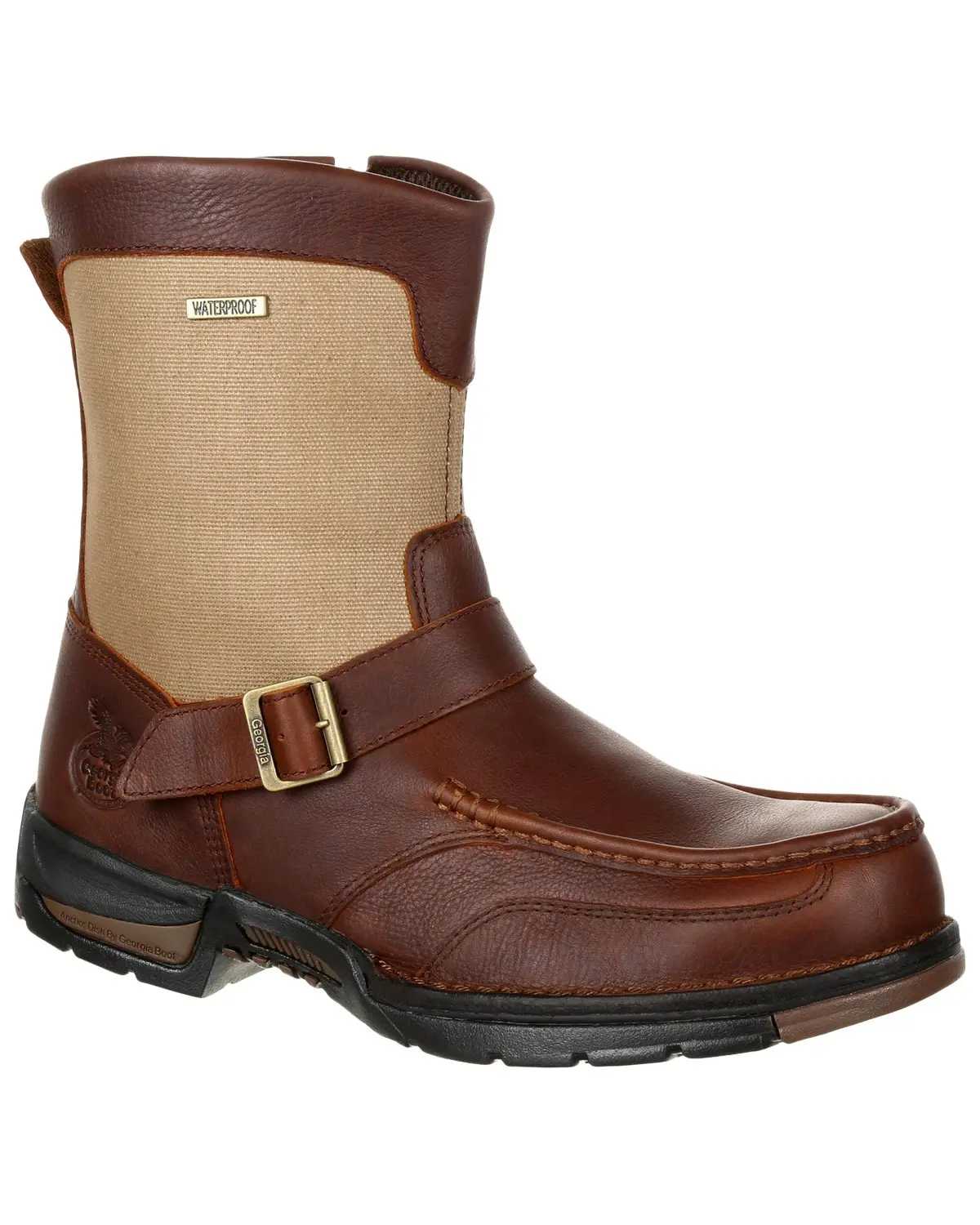 Georgia Boot Men's Men'S Athens Waterproof Side-Zip Work Moc Toe - Gb00245