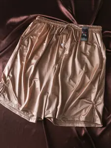 Biweier Luxury Satin Briefs Underwear, Ice Silk Breathable Sleepwear Pajama, Drawstring Pocket Shorts, Smooth Comfort, Ideal for Home and Vacation, Men's Gift