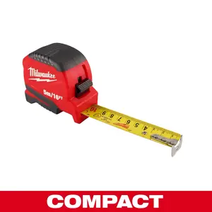 Milwaukee 48-22-1717 5m/16ft Compact Tape Measure