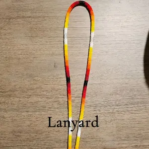 Colorful Beaded Lanyard - Handcrafted with Vibrant Beads for Versatile Use
