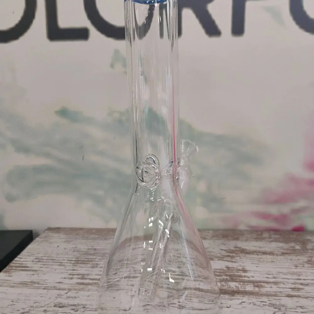 10-in Clear Glass Heat-Resistant Beaker, Home Decor for Water