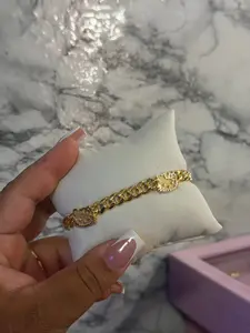 Lil HK face Cuban bracelet
