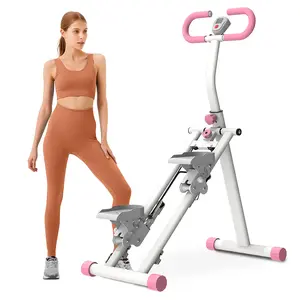 Stair Stepper for Home Upgrade Vertical Climber Workout Machine for Full Body Exercise Climber Fitness Equipment with Stable Frame Adjustable Handlebar