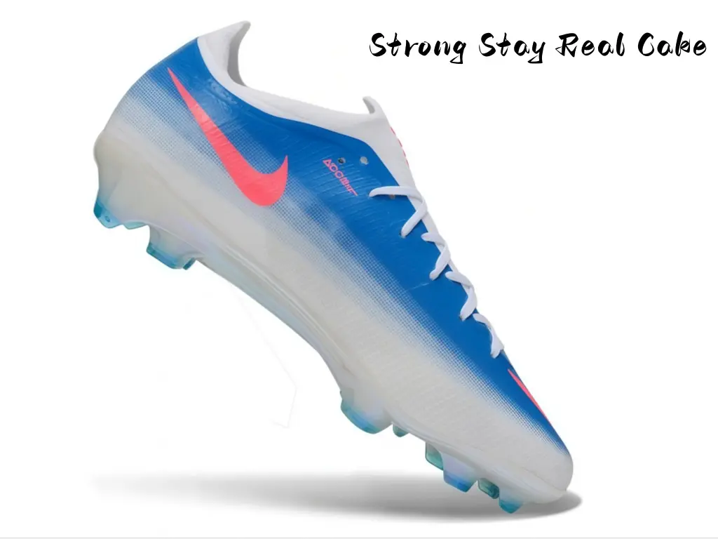 High Contrast Bright Logo Athletic Cleats, Breathable Wear-Resistant Microfiber, Suitable For Day & Night Grass Pitch Matches