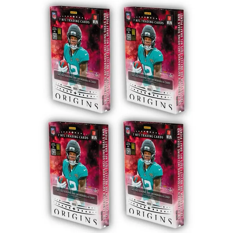 #2 Pick Your Team 2025 Panini Origins Football Hobby 4 Box Card Break