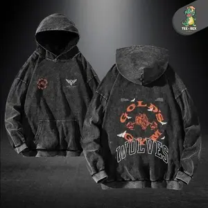 Wolves Hoodie Pullover Gym, Men's Gym Hoodies & Workout Hoodies, Sports Shirt, Workout Tee, Pullover, Gym