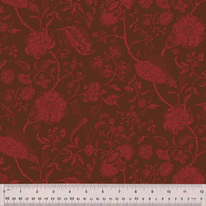 Fabric Windham Maroon Veil Duchess by the Quarter Yard 54578-6