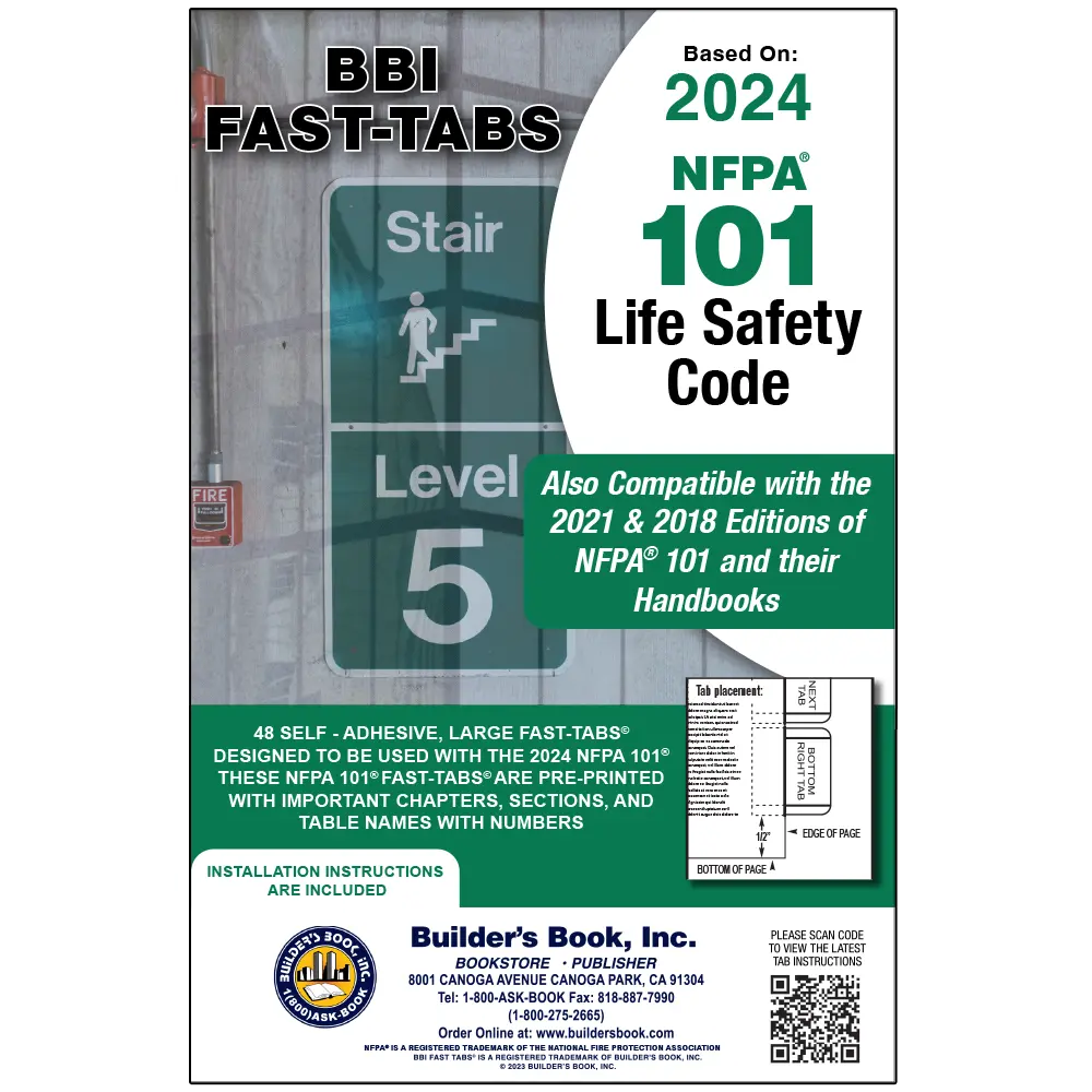 2024 Life Safety Code NFPA 101 Fast-Tabs