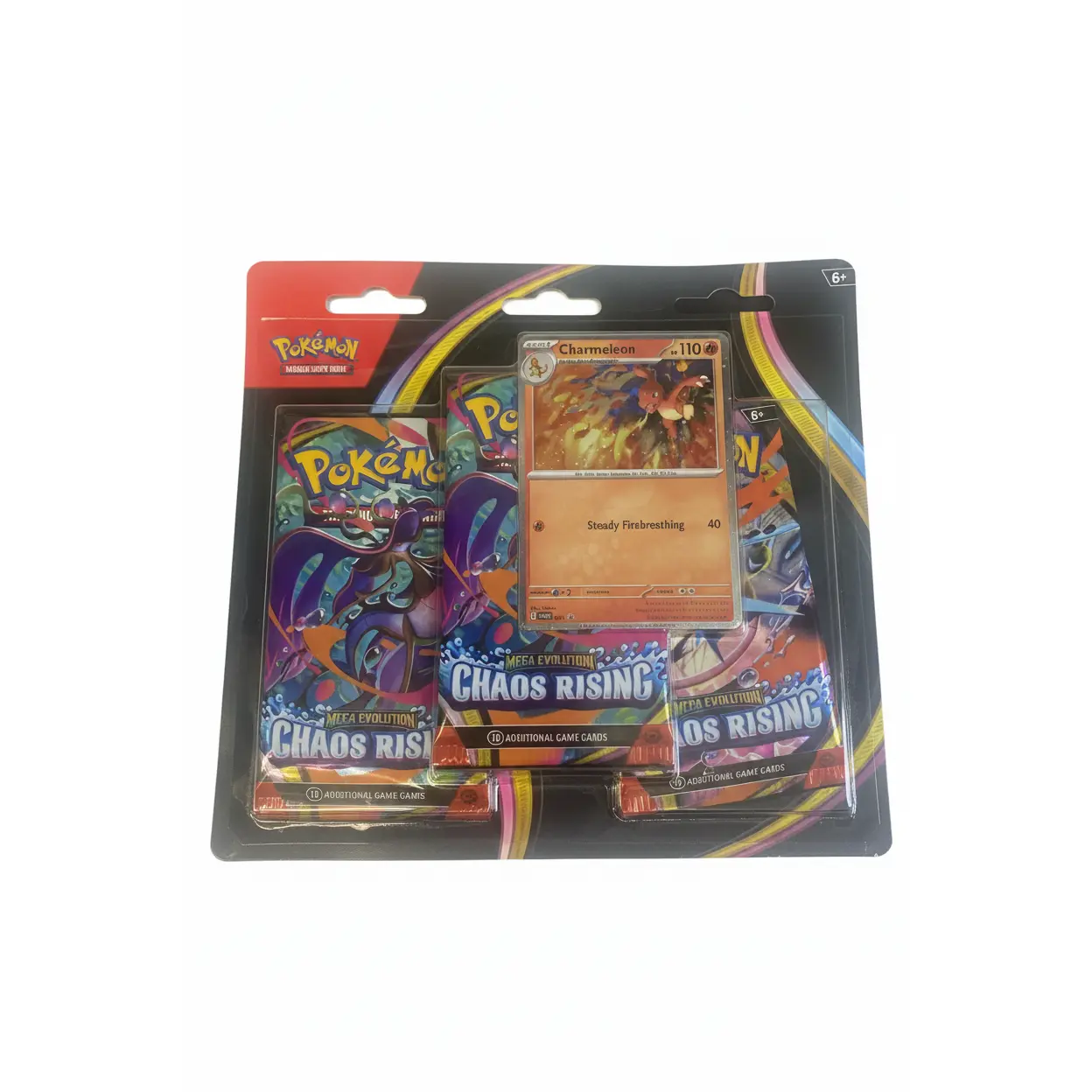 Pokémon TCG: Chaos Rising 3-Pack Blister (Charmeleon)