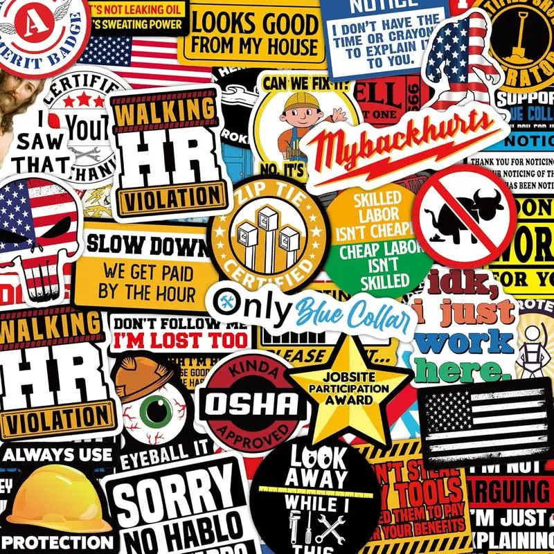"IDK I Just Work Here" Funny Vinyl Sticker – Waterproof, Coworker Gift